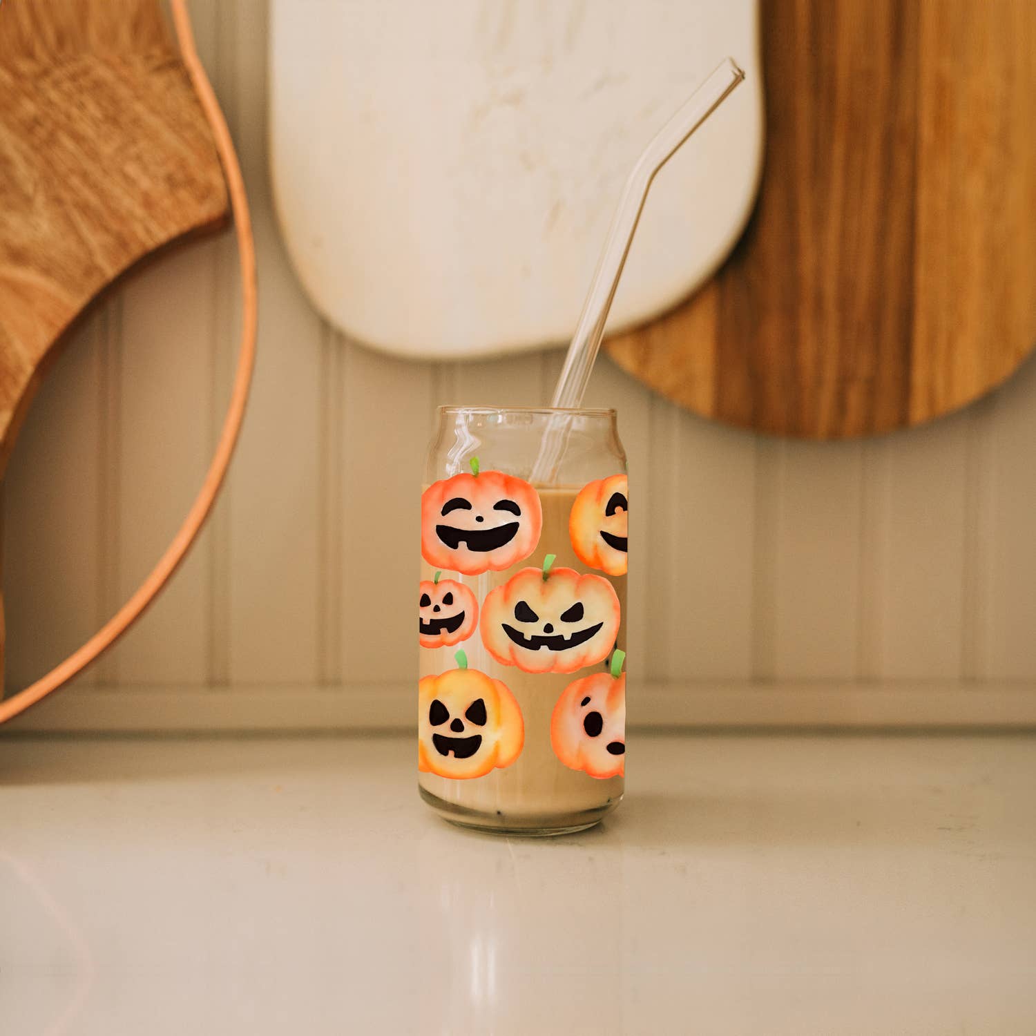 Gia Roma - Wholesale Drinking Glass/Cup - Sale - Fall & Halloween Glass Tumbler Cups, Modern, Funny6