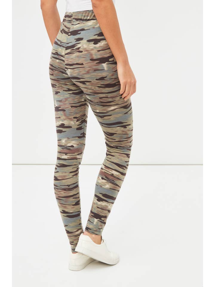 BanBat - Wholesale Athletic/Lounge Leggings - Women's - Women's camouflage print leggings - LA-2100154