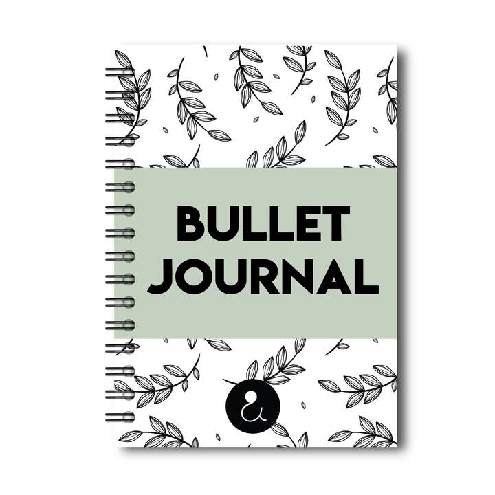 Bullet journal groen met ringband en dots voor wholesale door Studio Ins & Outs