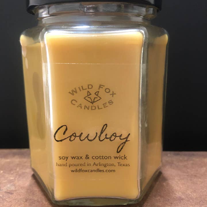 Bougie Cowboy pour la vente par Wild Fox Candles