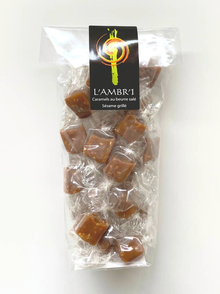 Confectionery - Sesame caramels - 130g for wholesale by L'ambr'1