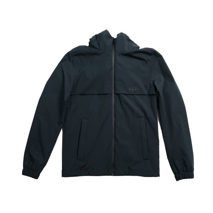 Got You Covered Hooded Windbreaker - Navy for wholesale by EIGHT X