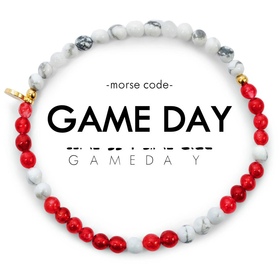 ETHICGOODS - Wholesale Beaded Bracelet - Morse Code Bracelet | GAME DAY14