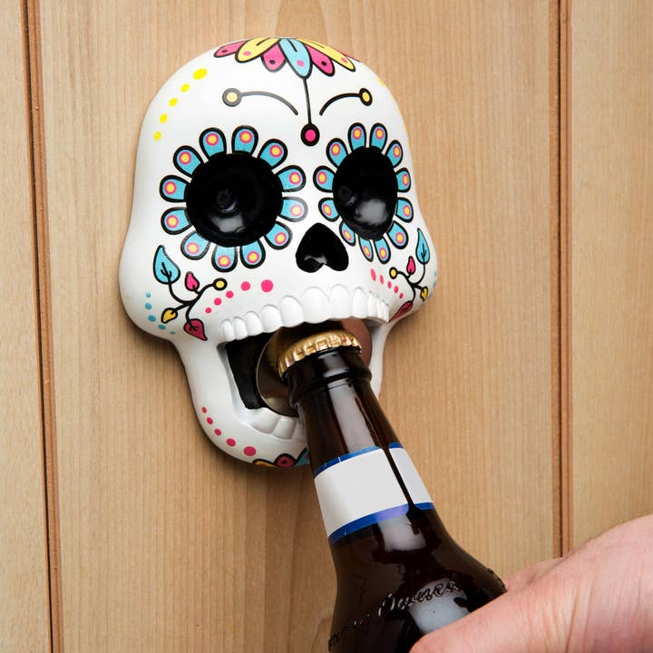 BigMouth Inc - Wholesale Bottle/Wine Opener - Sugar Skull Bottle Opener