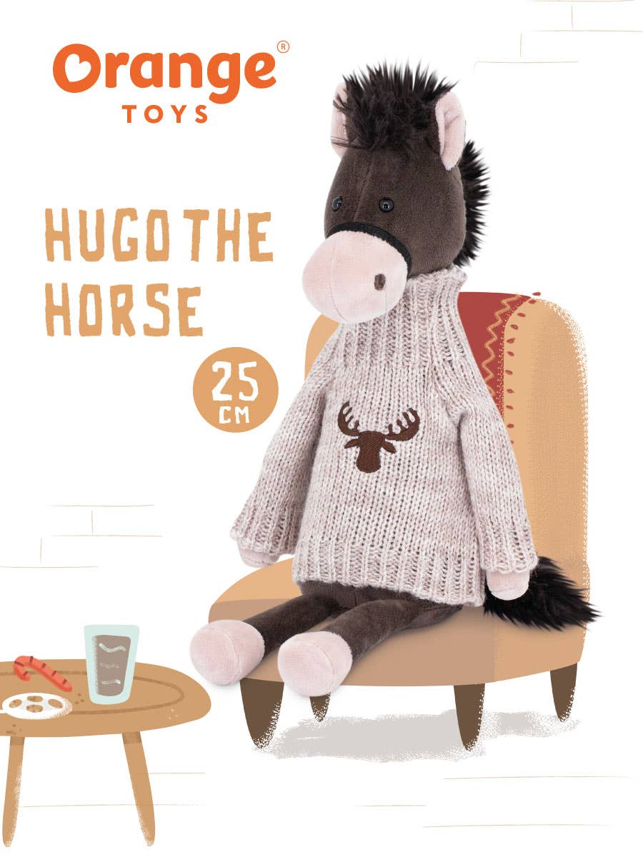 Orange Toys - Wholesale Stuffed/Plush Toy - Kids & Baby - Hugo the Horse Plush - 25cm - 0+5