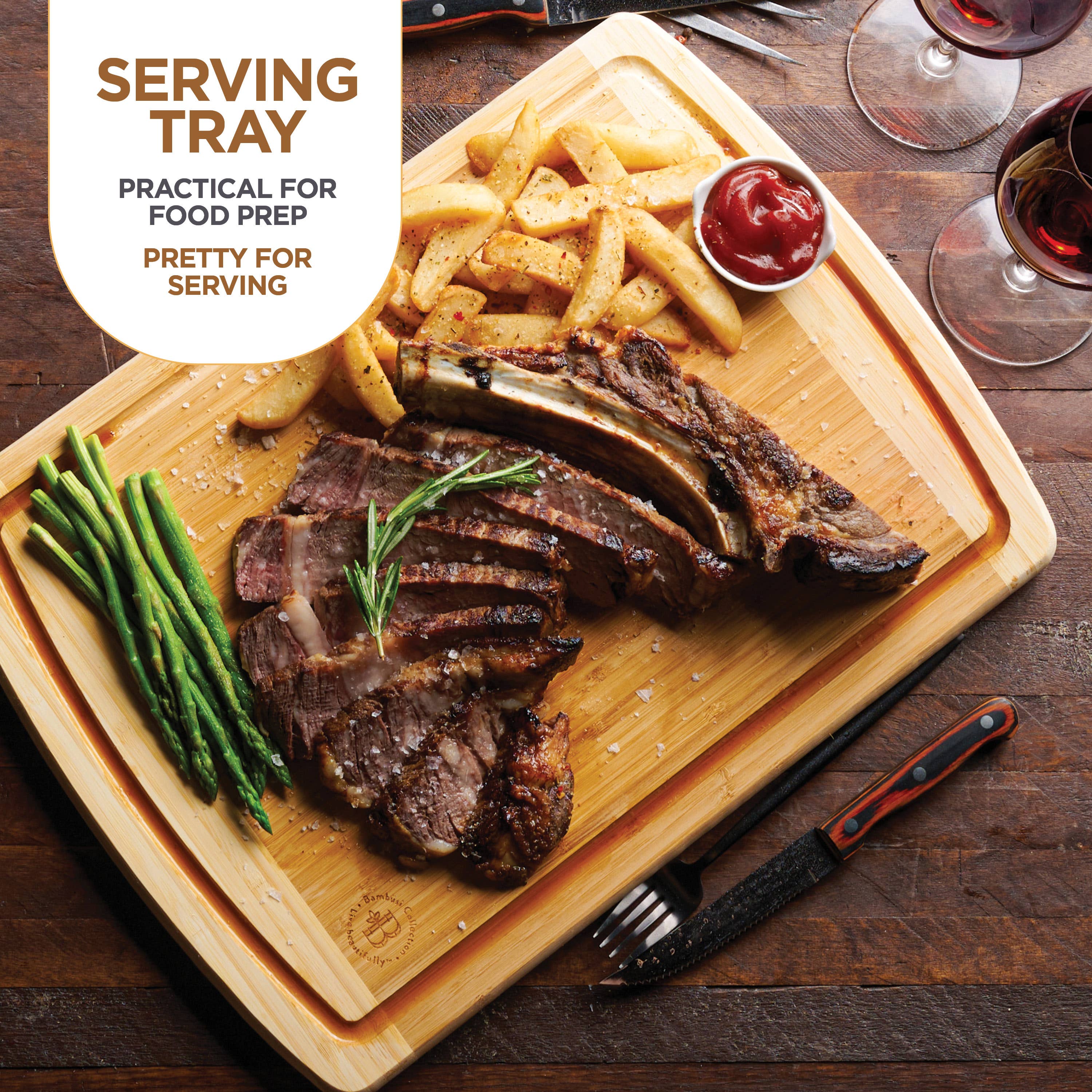 Bambusi - Wholesale Cutting Board - Organic Bamboo Wood Cutting Board with Groove5