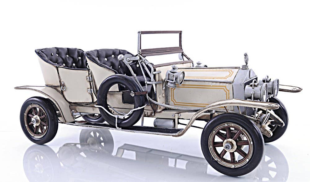 HomeRoots - Wholesale Decorative Tabletop Object - c1909 Rolls Royce Ghost Edition Model Car Model Sculpture2