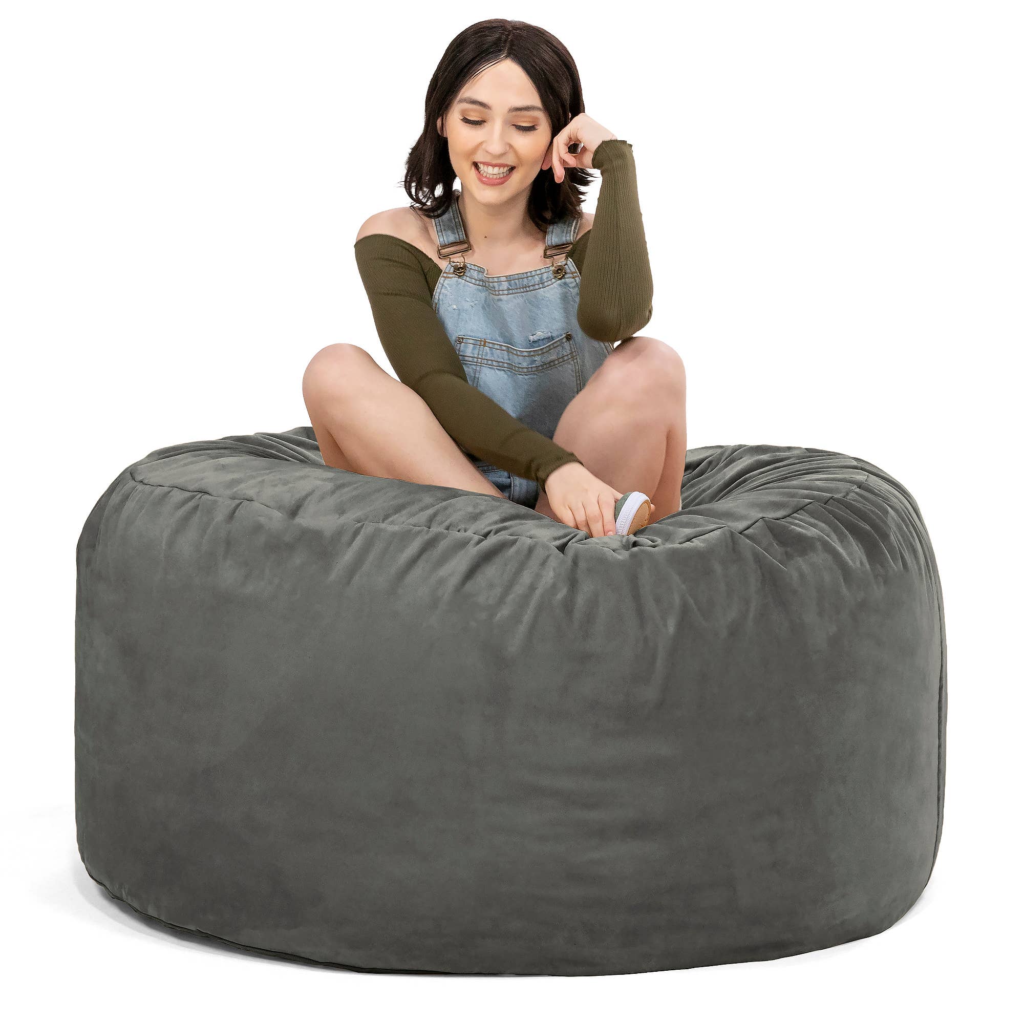 LuvU - Wholesale Chair - Jaxx Saxx 4 Foot Round Bean Bag w/ Removable Cover15