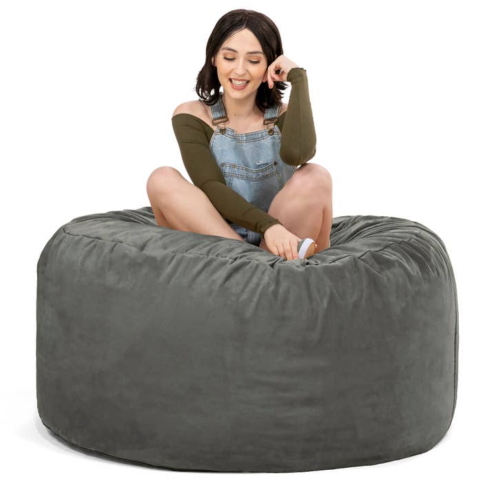 LuvU - Wholesale Chair - Jaxx Saxx 4 Foot Round Bean Bag w/ Removable Cover15