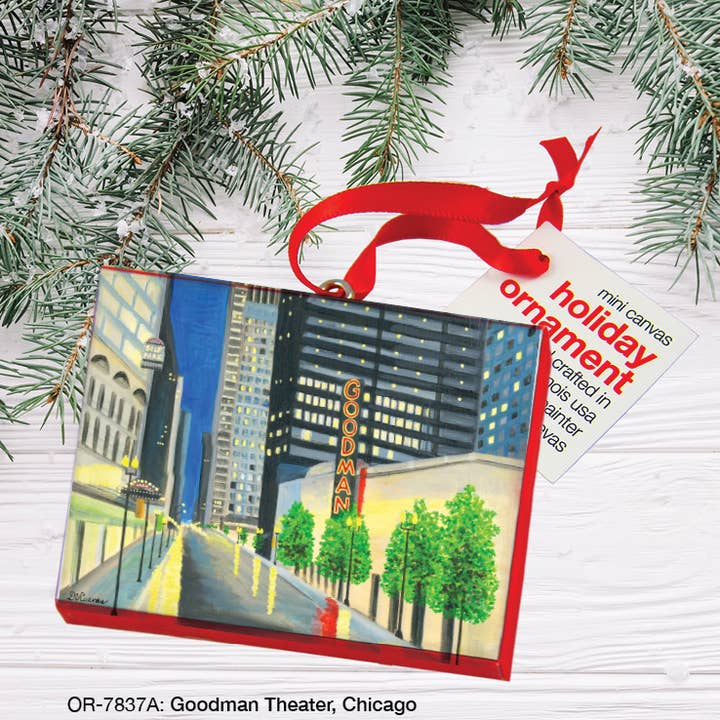 Goodman Theater, Chicago, Ornament (OR-7837A) for wholesale by Printed Canvas