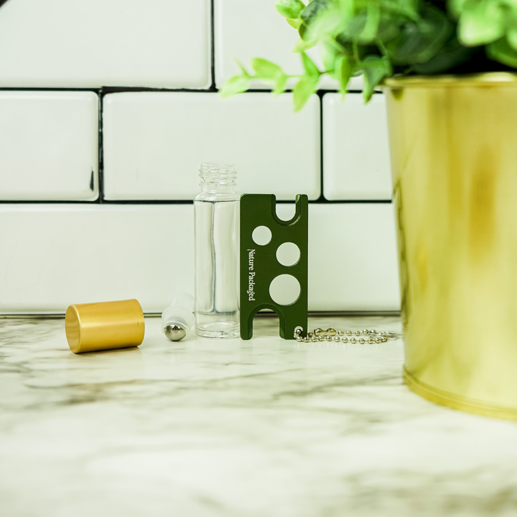 Nature Packaged - Wholesale Jar - Glass Clear 10ml Roll on and Essential Oil Bottle Opener Tool - Multi Tool2