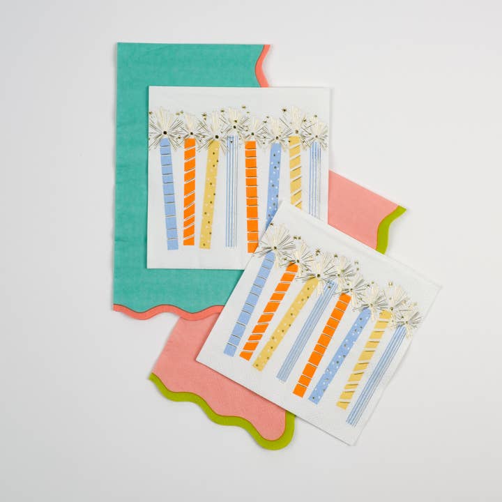 Gatherings by Curated Paperie - Wholesale Disposable Napkin - SUM25-GT3- Summer Fun Assorted Guest Towels2