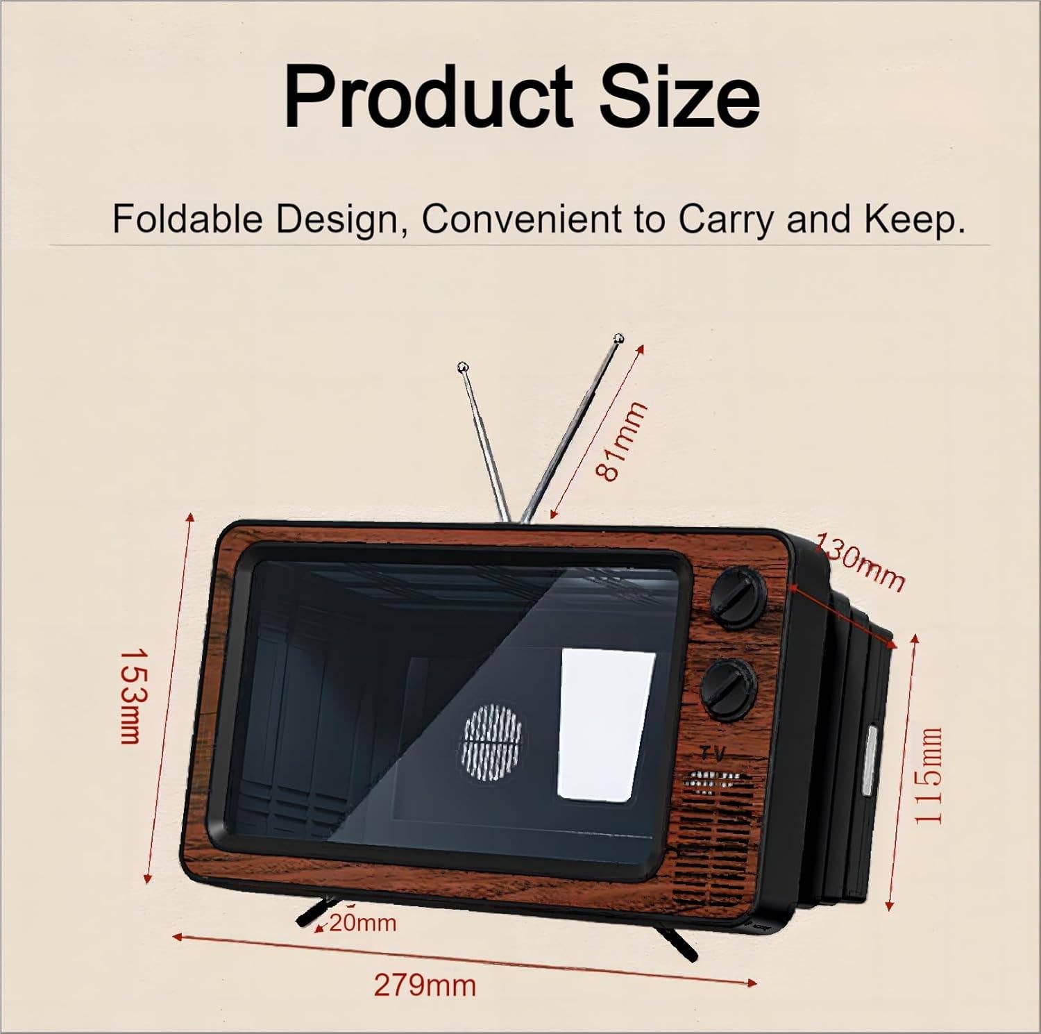 Tech Trendz - Wholesale Magnifying Glass - Retro Screen Magnifier4