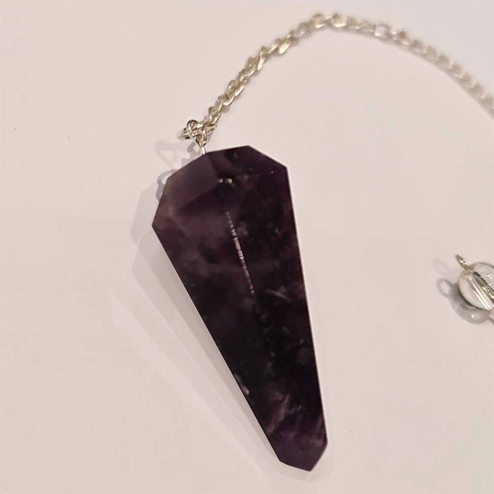 VIE – Engroshandel Meditationsudstyr – Pendul med kæde og 30 mm krystalsten13