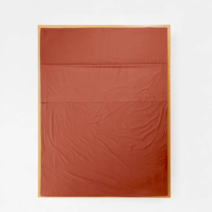 SUTRAM - Wholesale Flat Sheet - Flat Sheet in Ochre Red2