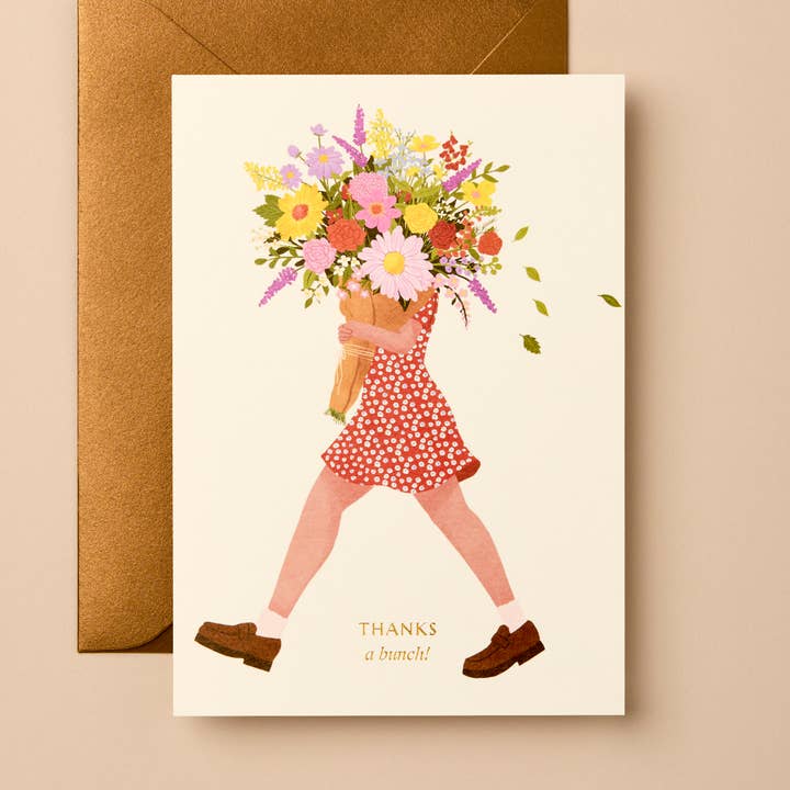 Thank You Card | Minimal Eco-Friendly Greeting Card for wholesale by Gabrielle & Celine Greeting Cards Australia