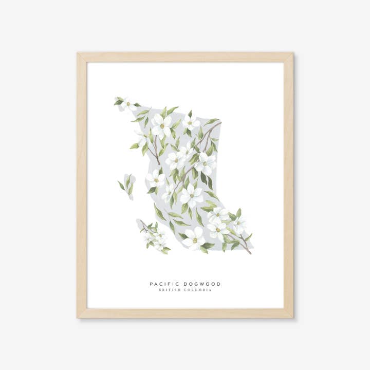 Natasha Vanderburg Co. - Wholesale Art Print - British Columbia Dogwood Art Print