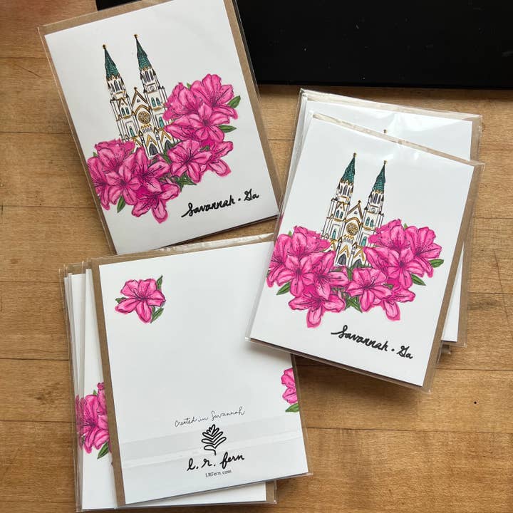 L. R. Fern - Wholesale Everyday Greeting Card - Azalea Savannah Greeting Card2