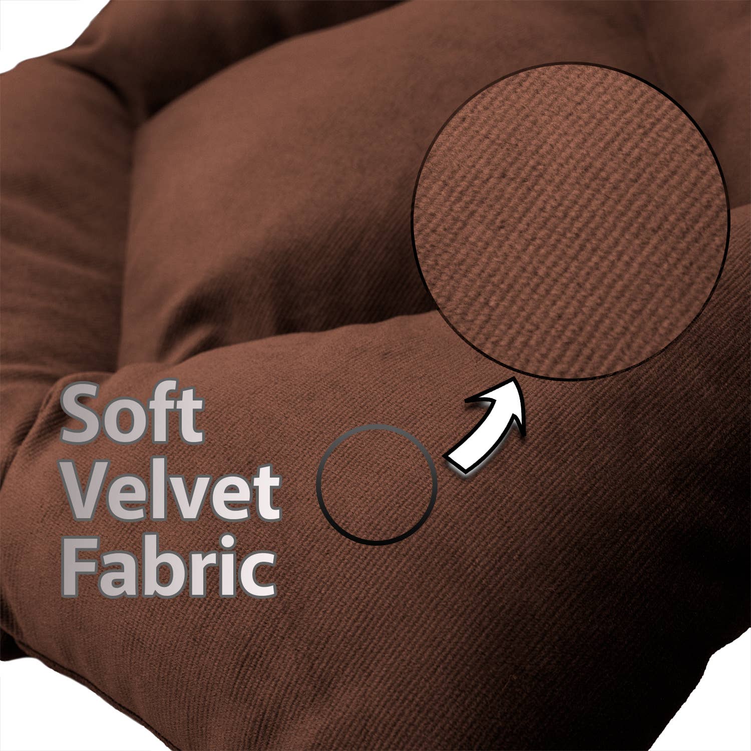 CASASRO - Venta al por mayor Cojines para sillas - CASASRO® Cojines para sillas de comedor | Juego de 4 de 40x40 cm | Tela de terciopelo suave lavable en 9 colores | Cojines con lazos para sujetar29