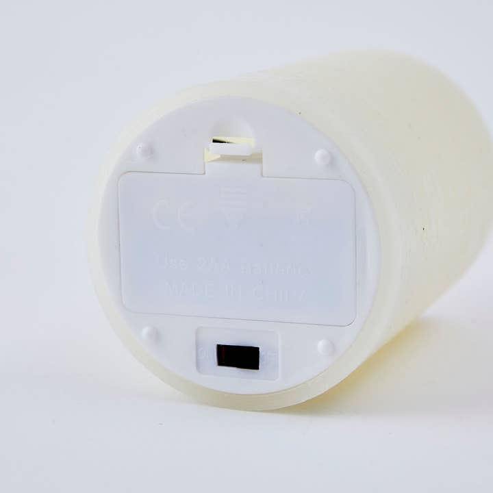 shesay - Venta al por mayor Vela sin llama - Vela de LED en Pilar – Brillo de Cera Real para Interiores Acogedores
