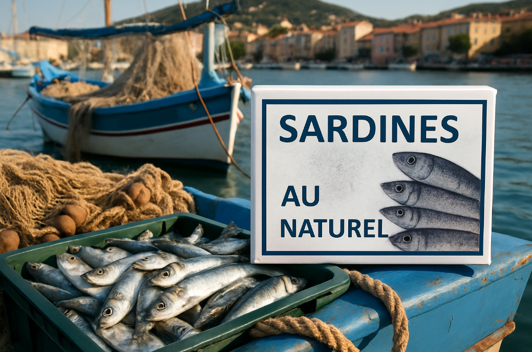 CAPITAINE NAT' – wholesale Konserverad fisk – COLLECTOR - Naturliga sardiner 115g1