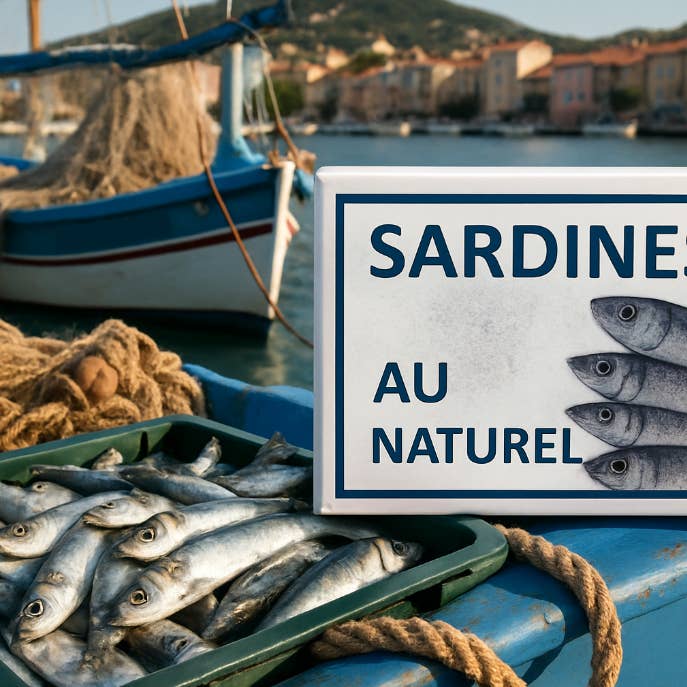 CAPITAINE NAT' - Wholesale Tinned fish - COLLECTOR - Natural sardines 115g1