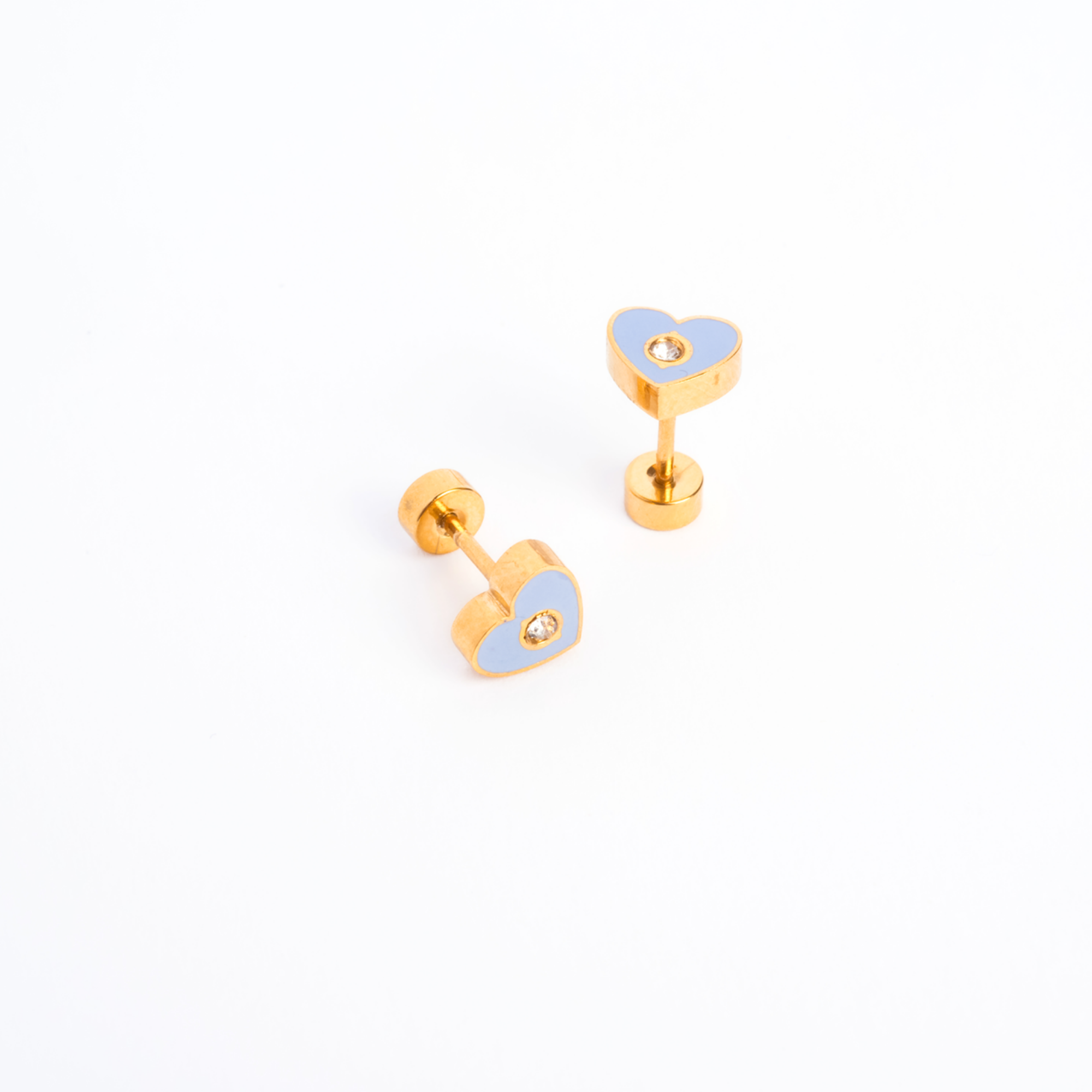 Adorn512 - Wholesale Stud/Post Earrings - Bubble Heart Enamel Screwbacks2