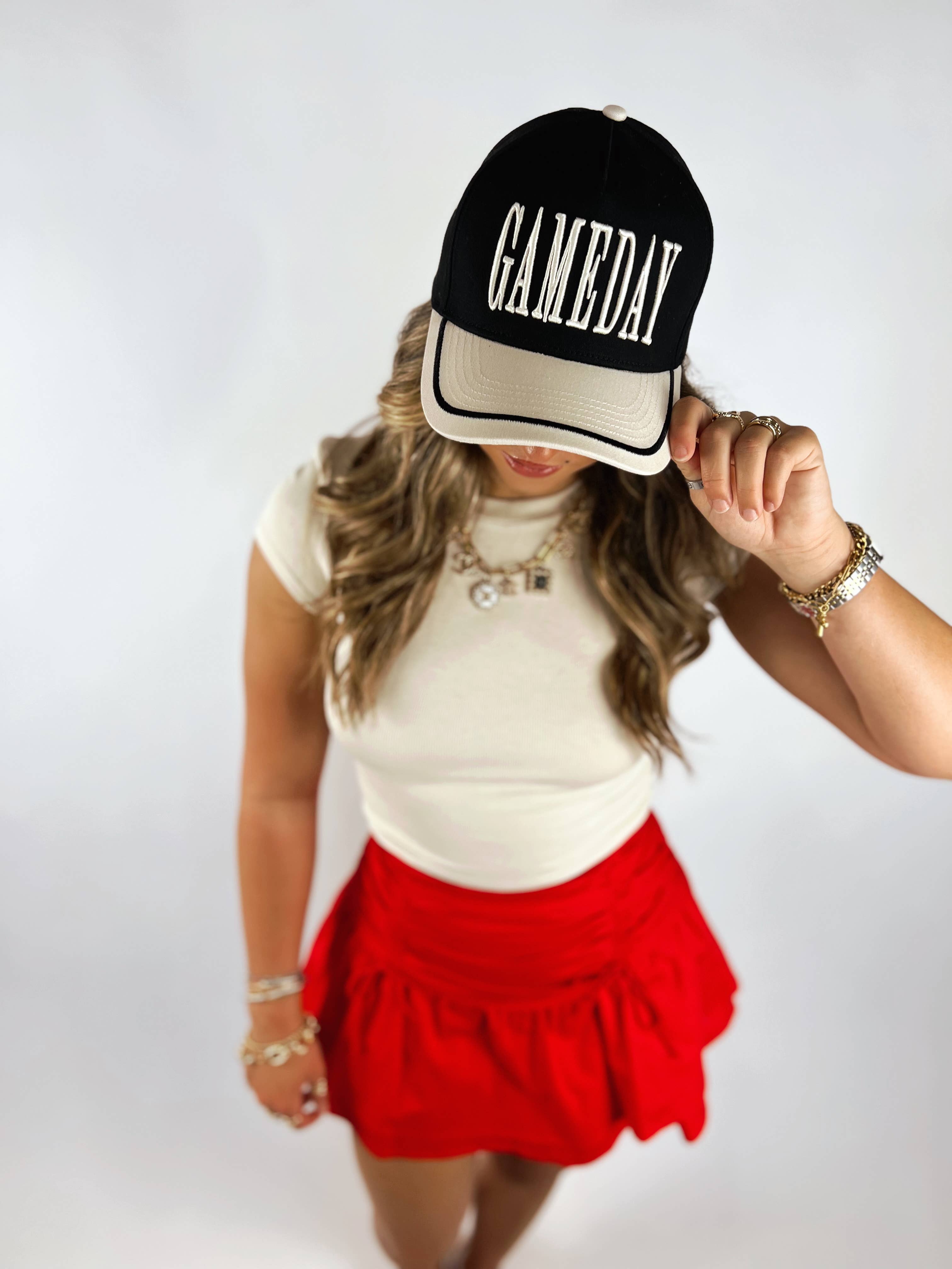 Black GAMEDAY Vintage Trucker Hat-Black for wholesale on Faire0