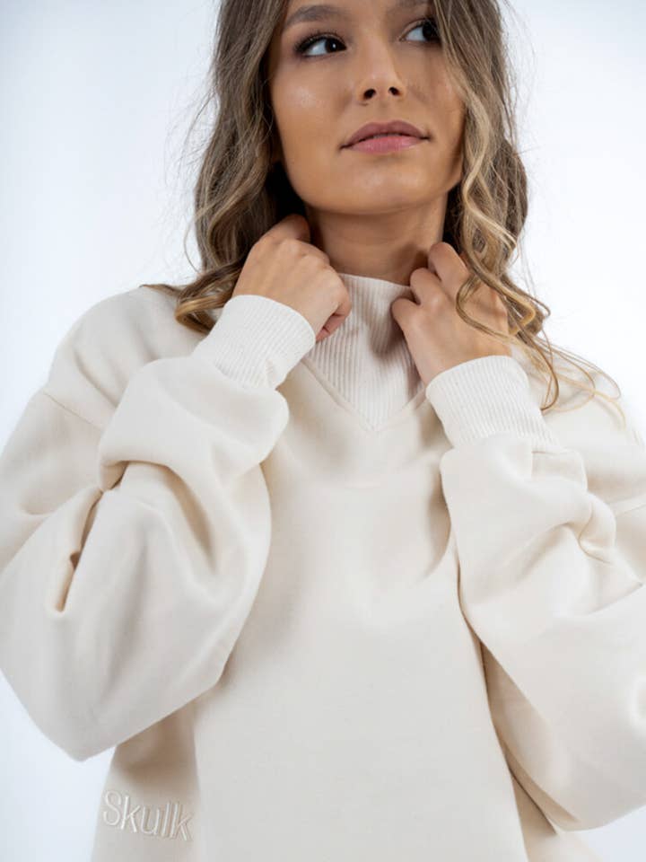 StockNow Unipessoal - Wholesale Sweatshirt - Women's - Sweatshirt Flow Off White4