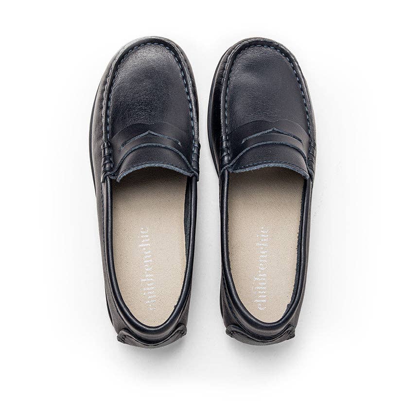 Childrenchic Inc - Wholesale Flats/Loafers - Kids - Alex Navy Loafer2