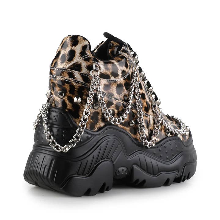 Anthony Wang - Wholesale Lifestyle Sneakers - Women's - Space Candy-Hidden Wedge Chain Sneakers