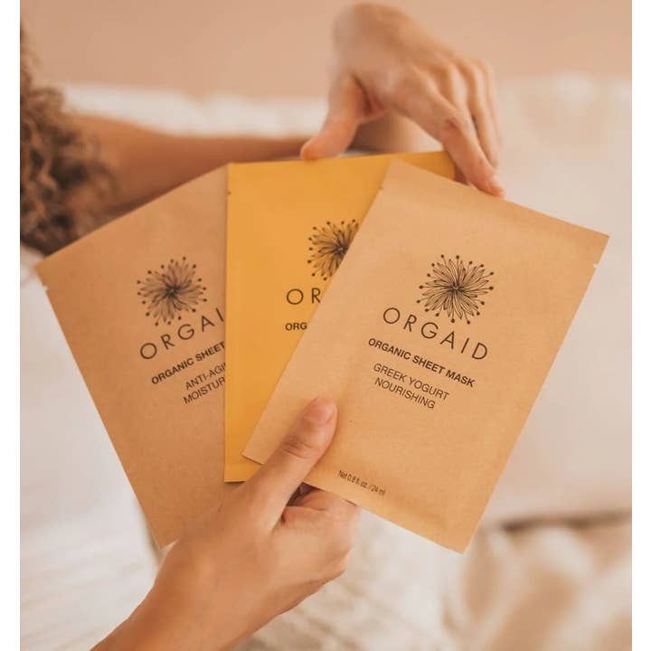 Orgaid – wholesale Skincare face mask – Assorted Multi-Pack (2 of Each Mask, 6 Sheets)2