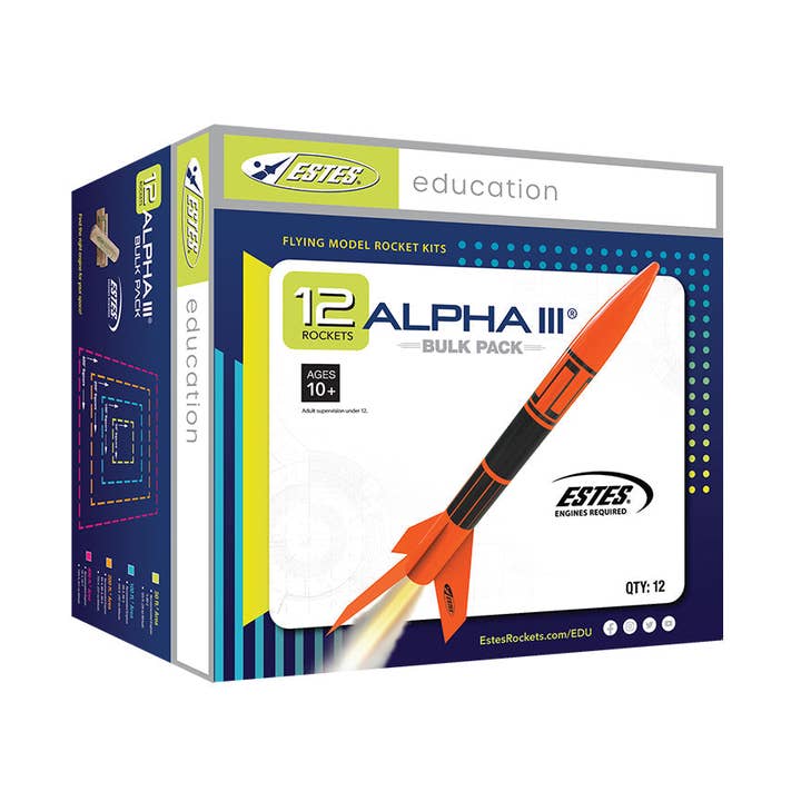 Alpha III® Bulk Pack (12 pk) for wholesale by Estes Rockets