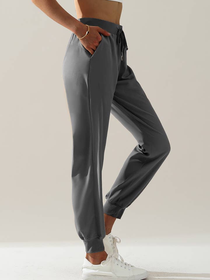 NINEXIS - Wholesale Pants - Women's - CWBLP423_Elastic Band Waist With Side Pocket Pants51