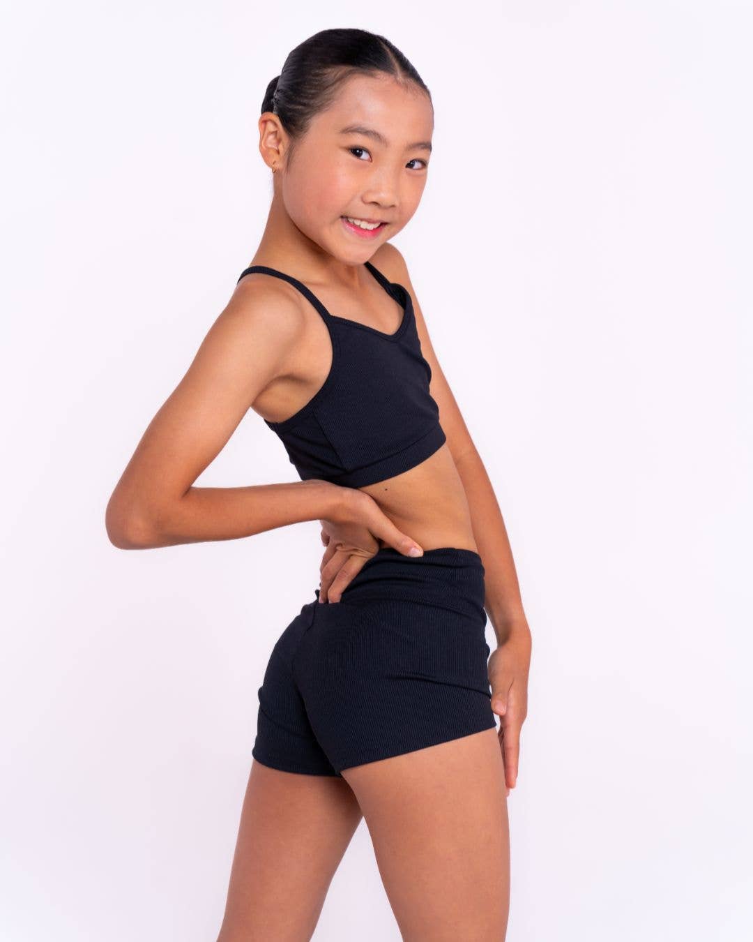Pink Lemon Dancewear - Wholesale Athletic top – Women′s - Ribbed Crop Top – Sustainable Comfort for Every Move