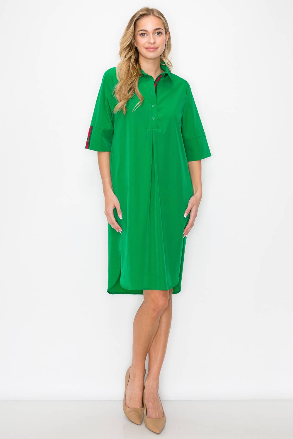 Joh Apparel - Wholesale Dress - Women's - Wendi Woven Tunic Dress40