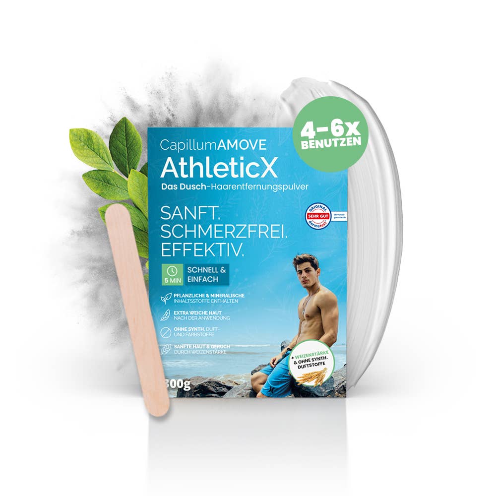 SANUUS® Better Living - Wholesale Product voor lichaamsontharing - Capillum AMOVE AthleticX ontharingspoeder0
