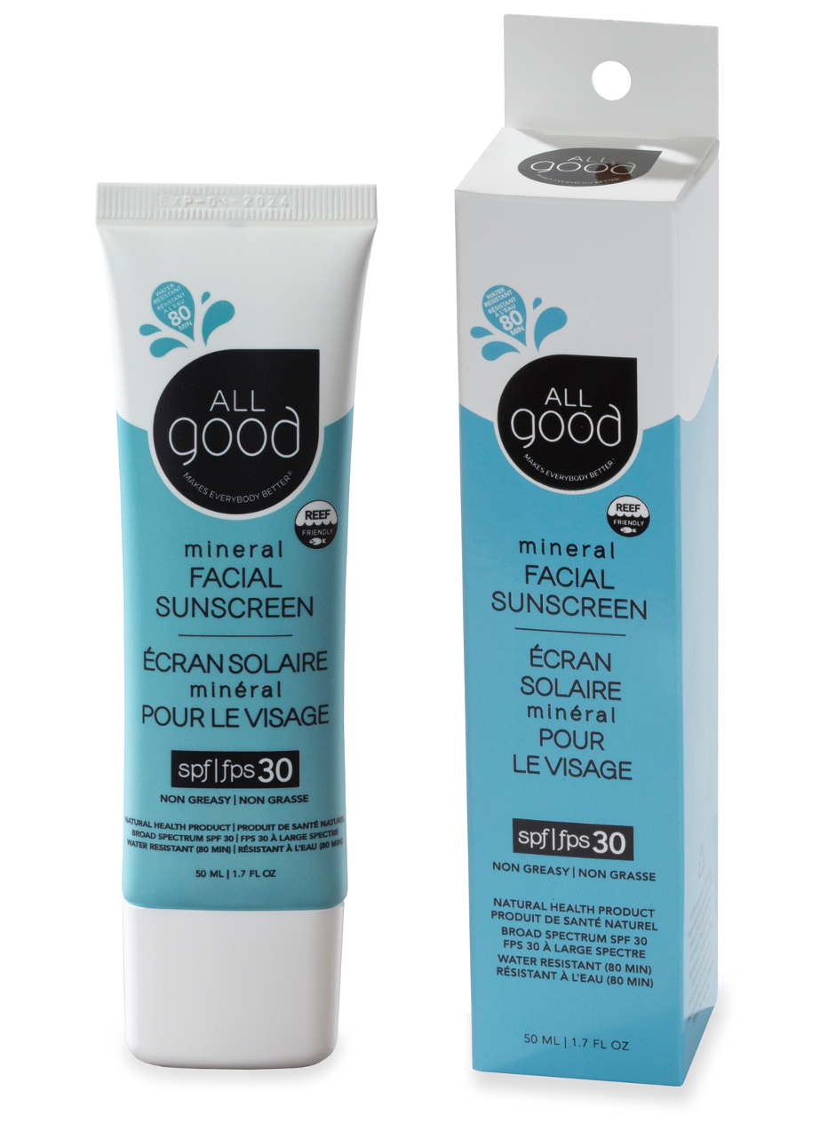 All Good Body Care - Wholesale Sunscreen - Daily Facial Mineral Sunscreen & Moisturizer SPF 301