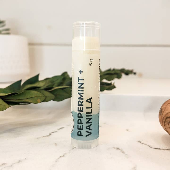 Bare Birch Soap Company - Wholesale Lip Balm - PEPPERMINT + VANILLA LIP BUTTER