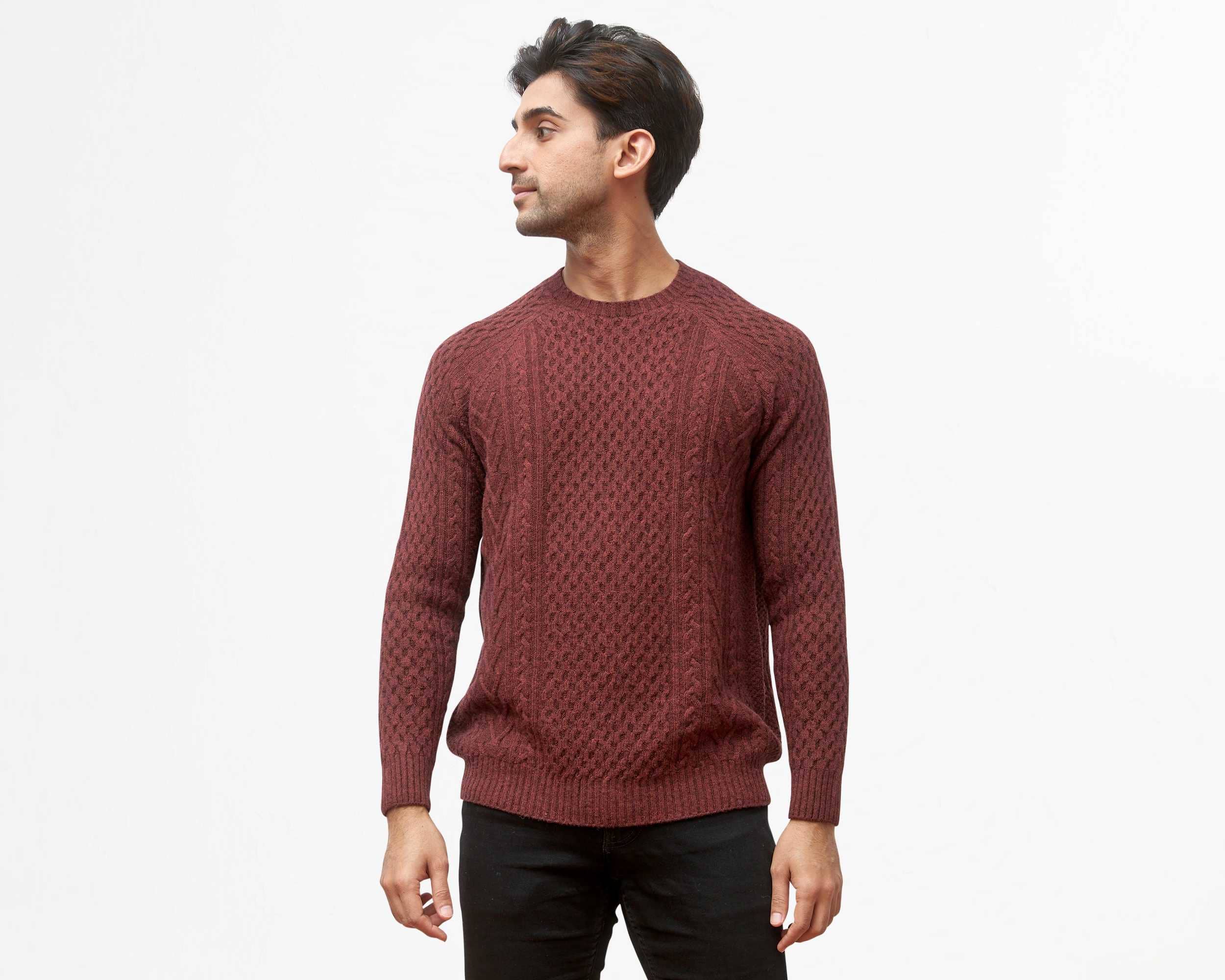 Oliver Charles - Wholesale Knit Sweater - Women's - 100% Yak Wool Cable Knit32