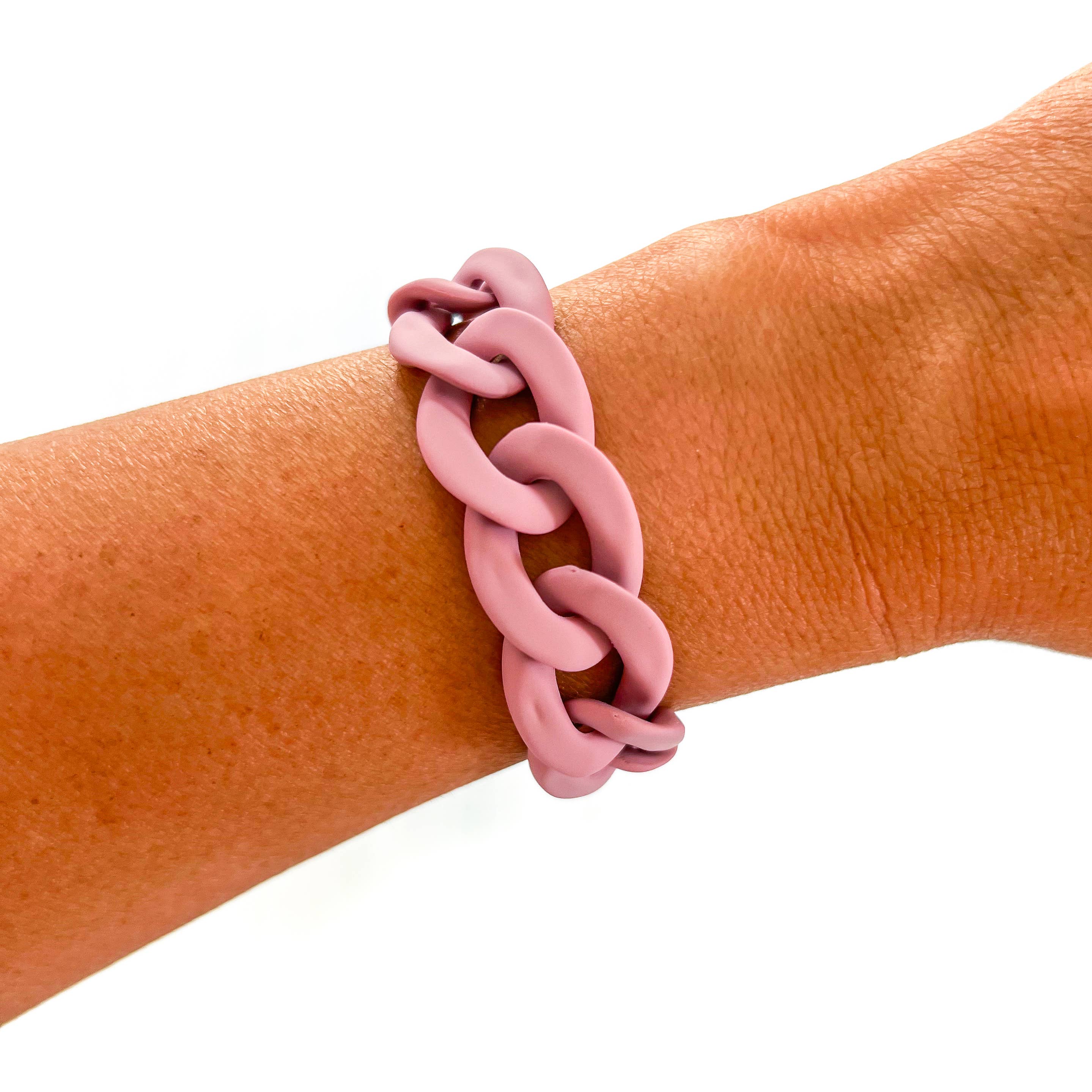 Savvy Bling - Wholesale Link & Chain Bracelet - All Chunky Acrylic Chain Link Bracelet7