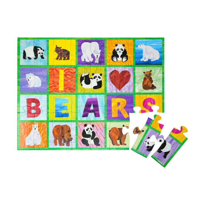 AreYouGame - Wholesale Puzzle - Kids - Eric Carle I Love Bears Mix and Match Tin with Puzzle4