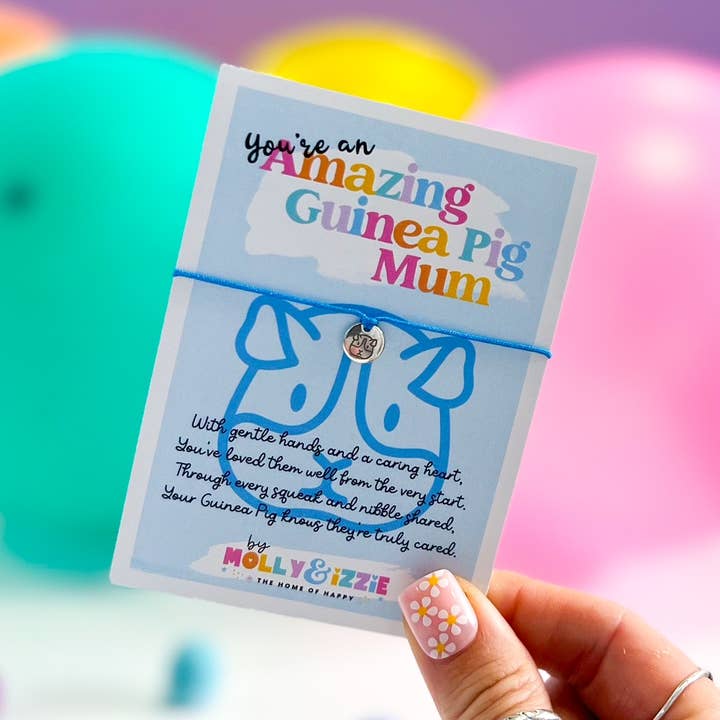 by Molly&Izzie - Wholesale Charm/Dangle Bracelet - Guinea Pig Mum Charm Bracelet