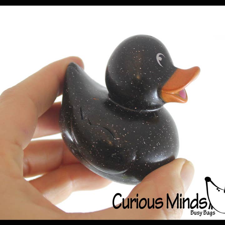 Curious Minds Toys - Wholesale Bath toy – Baby - 1 - Medium 2" Glitter Rubber Ducks - Rubber Duckies Toy5