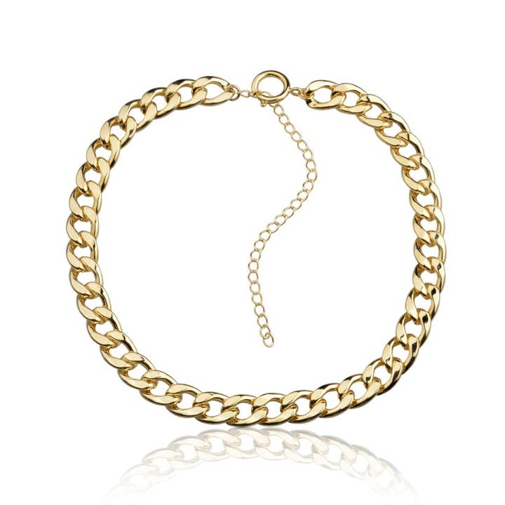 Chain Choker Necklace Gold for wholesale by House12