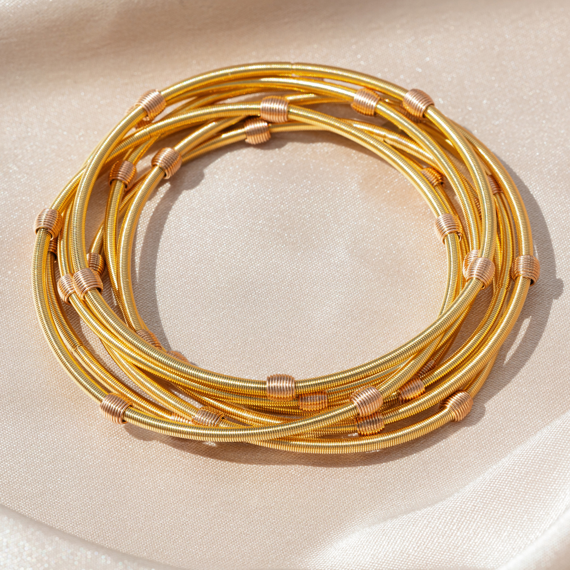 EMERSON & OLIVER - Wholesale Beaded Bracelet - Gold Beaded DIA Bracelets3