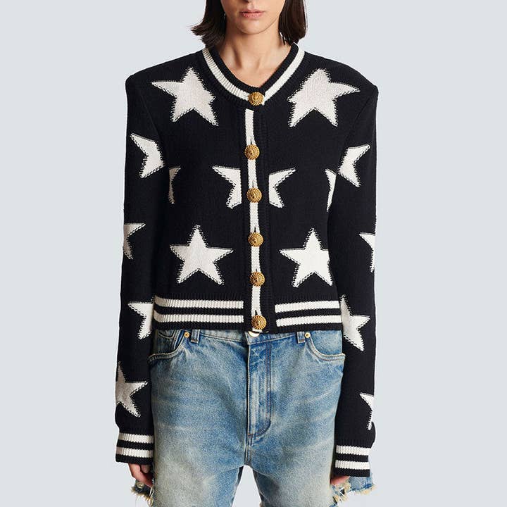 Kate Star Knit Cardigan for wholesale by ALLARA