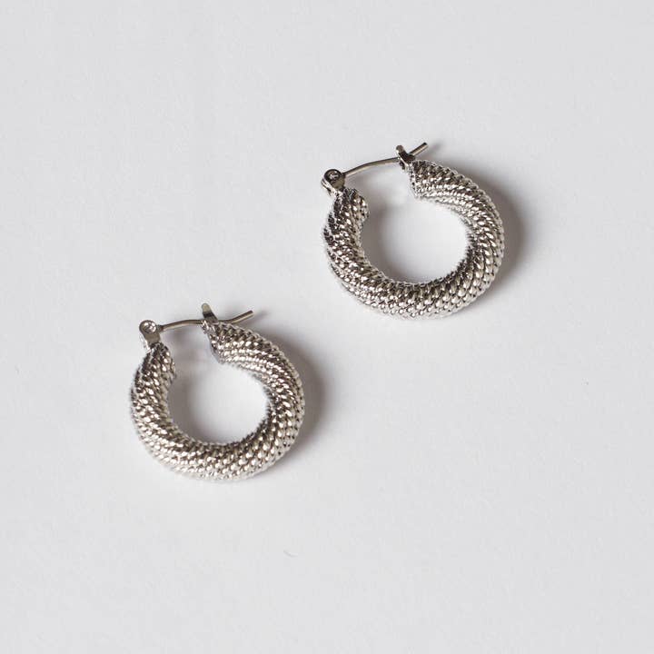 SOLI STUDIO - Wholesale Hoop earrings - Millie • Silver1