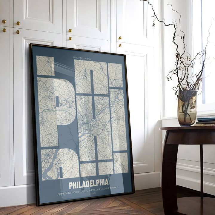 PHI LetraMap para venta al por mayor de The Traveler Art