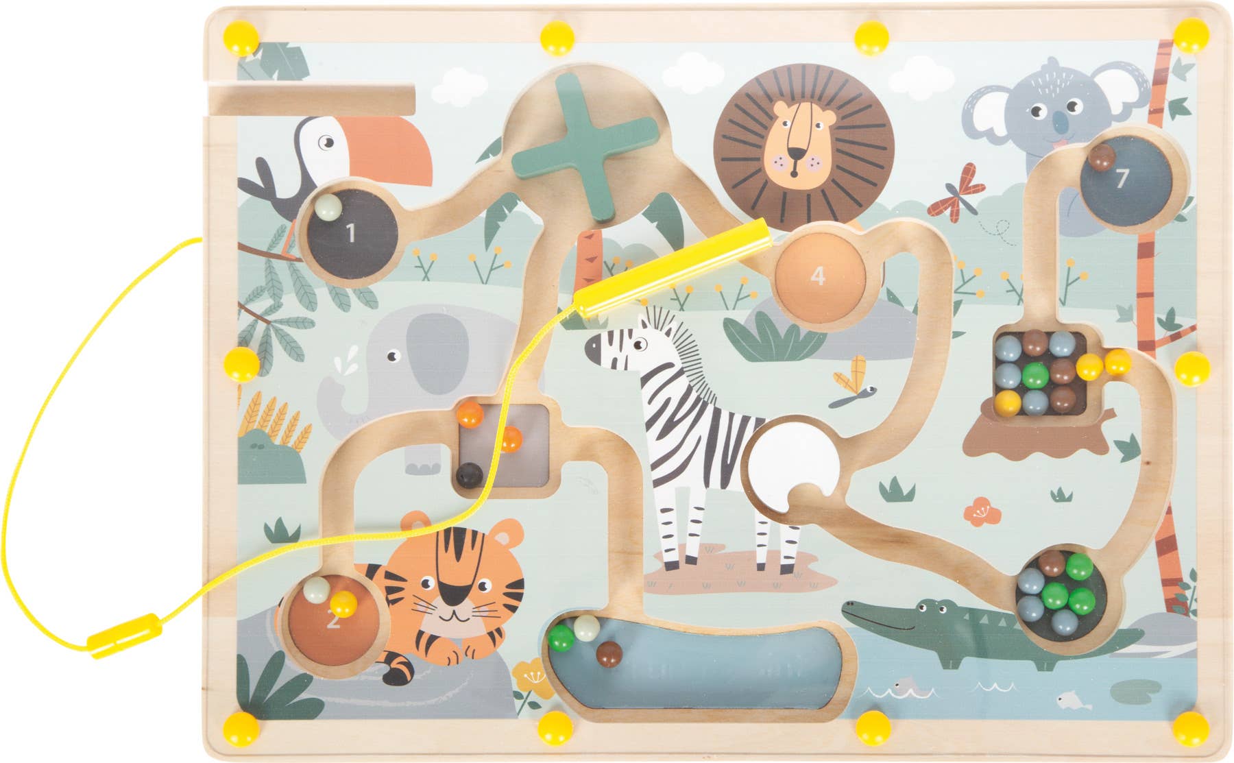 small foot - Wholesale Wood Toy - Kids - Magnetic Maze "Safari" | Toy | Wooden Toy2